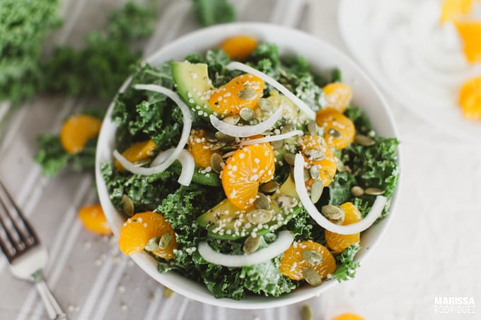 Easy Vegan Kale Salad