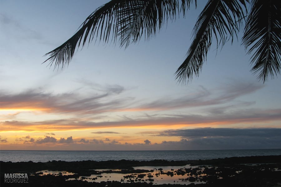 beautiful hawaii sunset - MAKING EYE CONTACT WITH FEAR